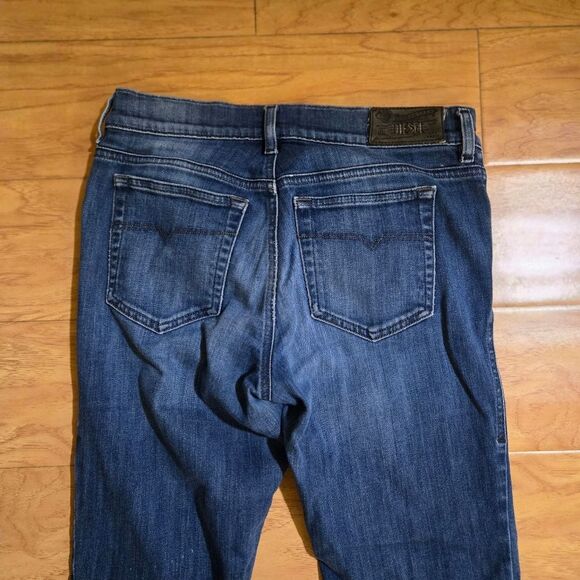 Diesel BOOTZEE Women Denim Stretch Jeans Slim Bootcut Regular Waist- Size 28 - Picture 4 of 11